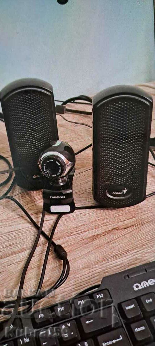 Speakers and camera