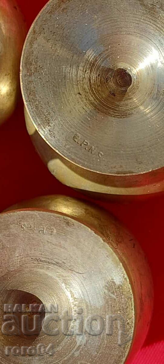 CUPS - SILVER PLATED - MARKED - E.P.N.S. - 6 CUPS - SILVER PLATED - MARKED - E.P.N.S. - 6