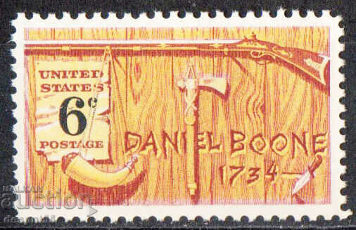 1968. SUA. Folclor american - Daniel Boone, 1734-1820.