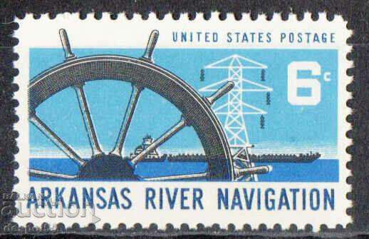 1968. USA. Arkansas River Navigation.