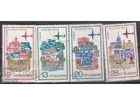 BK 2321-2324 Airmail - Views -machine stamped -