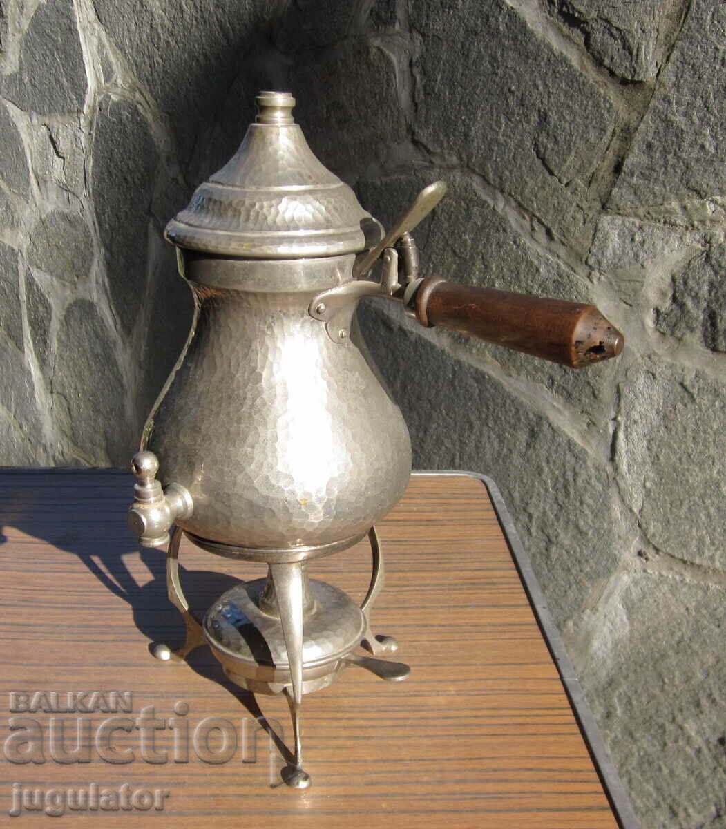 vintage spirit kettle complete set with spirit hot plate with price 120.00 BGN | € 61.36