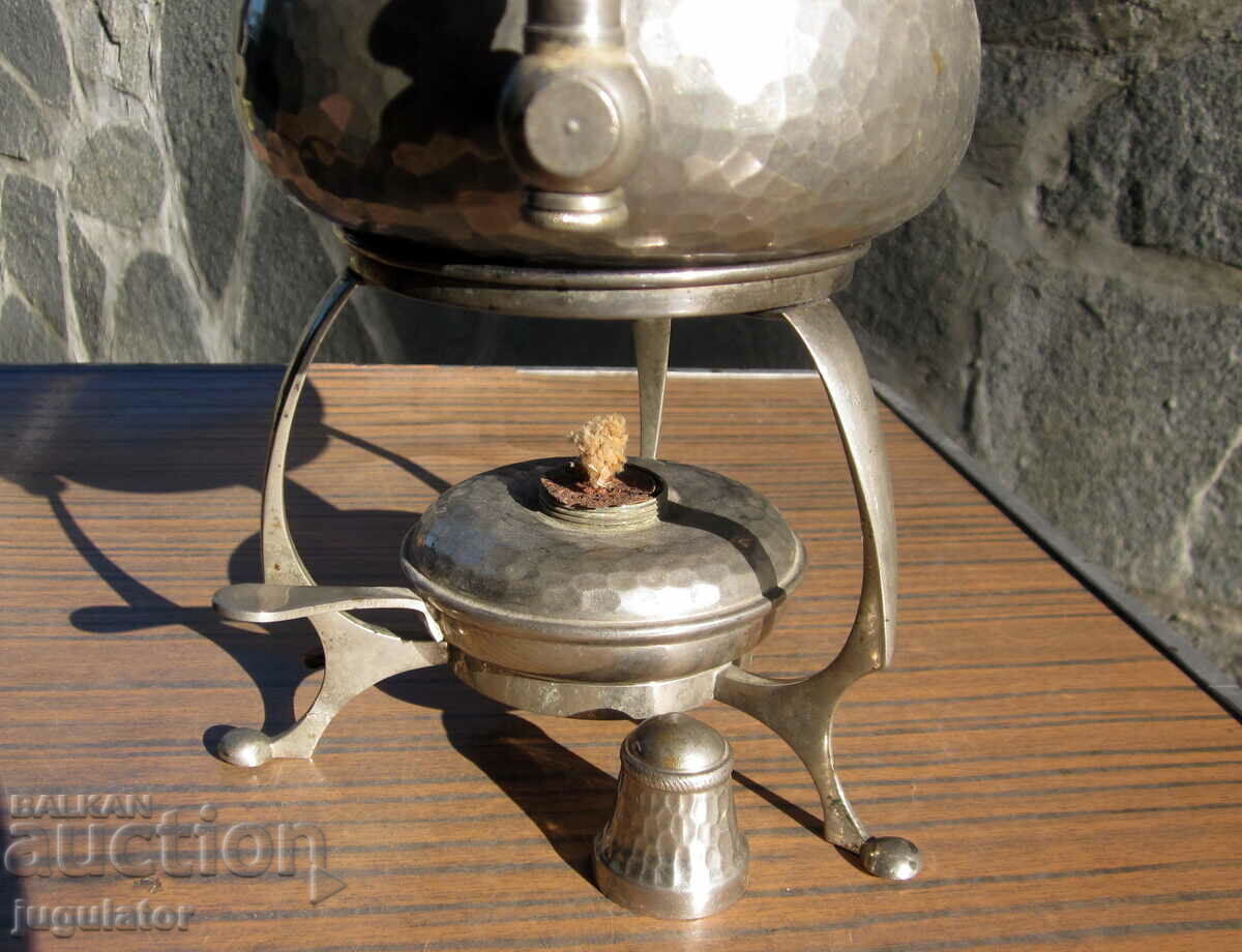Delivery of vintage spirit kettle complete set with spirit hot plate