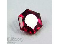 BZC! 8,35 ct rubin natural hexagon cert.VGTL de la 1!