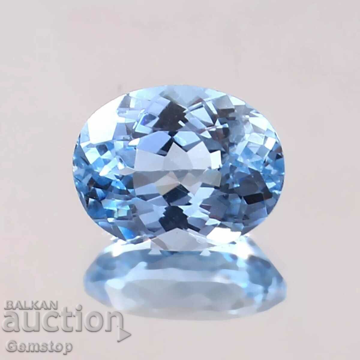 BZC! 8.10 ct natural sapphire oval of 1st!