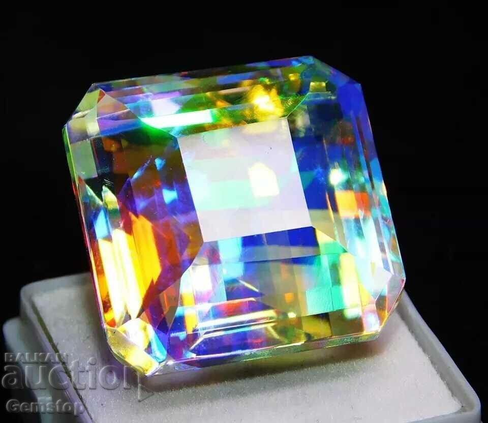 BZC! 63.10 ct Natural 1st Grade Mystic Topaz!