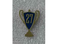 blue cup badge 27 Levski Sofia