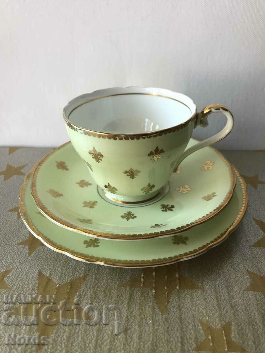 Beautiful triple AYNSLEY tea set