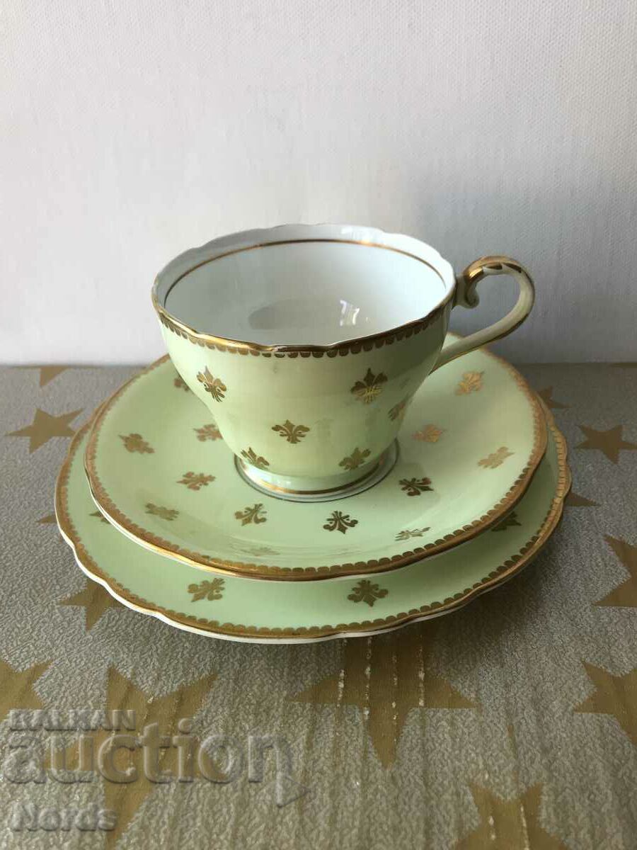 Beautiful triple AYNSLEY tea set