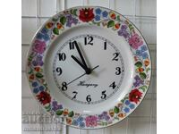 Porcelain wall clock