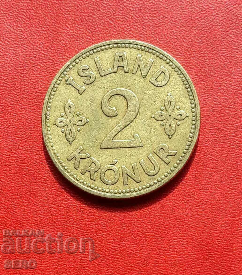 Islanda-2 coroane 1940-rar