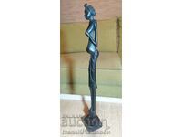 Wood carving Africa figure 35cm