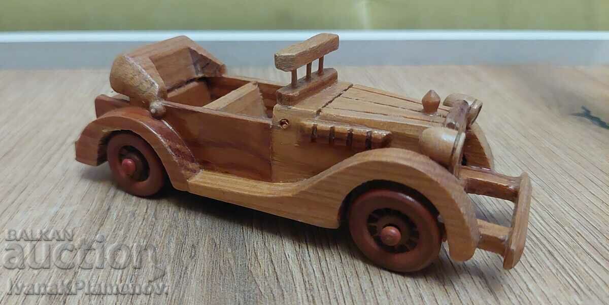 A wooden cart for collectors