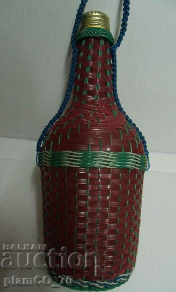 Delivery of #*7740 old braided glass bottle Delivery of #*7740 old braided glass bottle