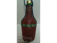 #*7740 old braided glass bottle