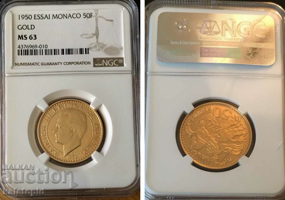 50 fr 1950 Monaco essay