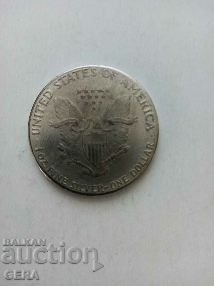 νόμισμα 1 δολαρίου με τιμή 8.00 BGN | € 4.09 νόμισμα 1 δολαρίου με τιμή 8.00 BGN | € 4.09