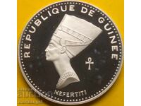 Guineea 1970 500 Franci Nefertiti UNC PROOF Ag