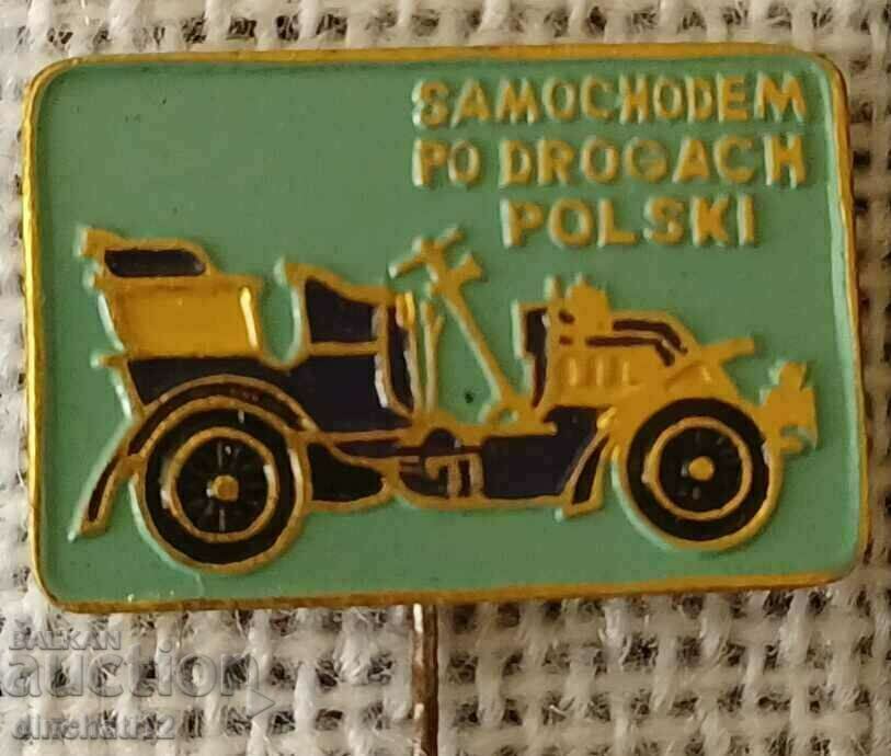 Auction  Badge. Retro car - Auto Moto