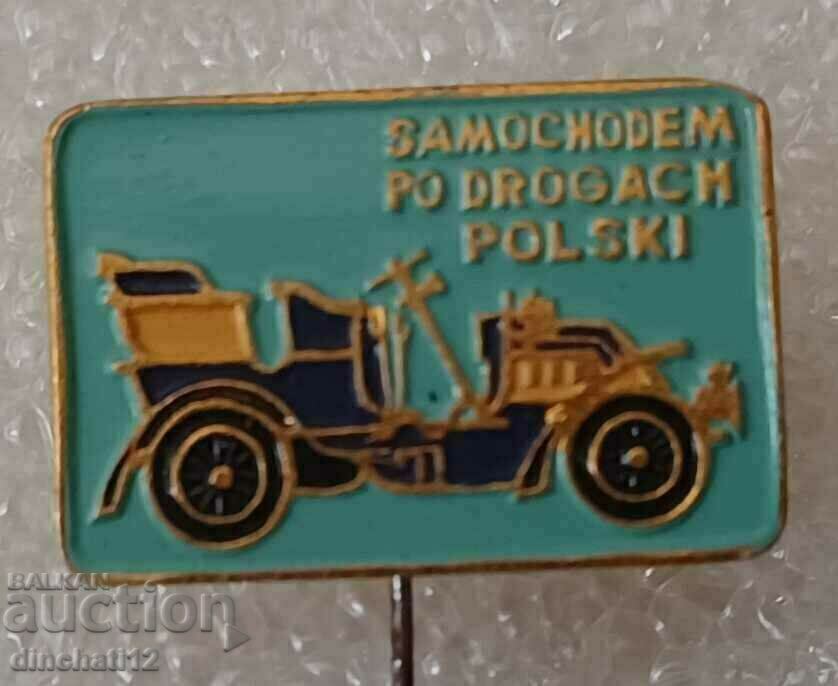 Badge. Retro car - Auto Moto