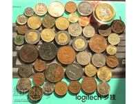 Set of coins - 45 pieces (2 - silver)