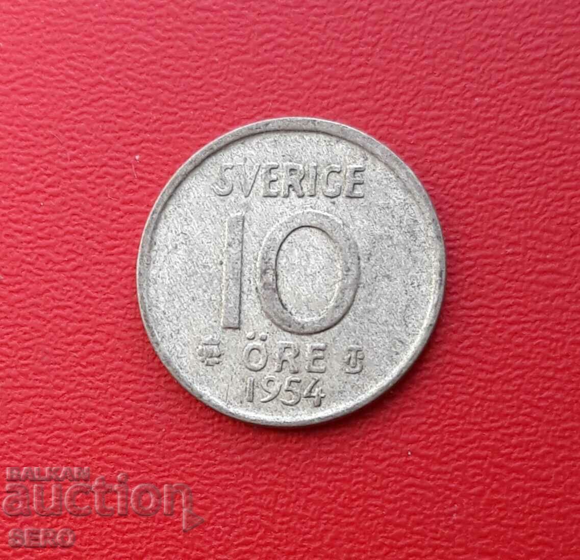 Sweden-10 Jore 1954-silver