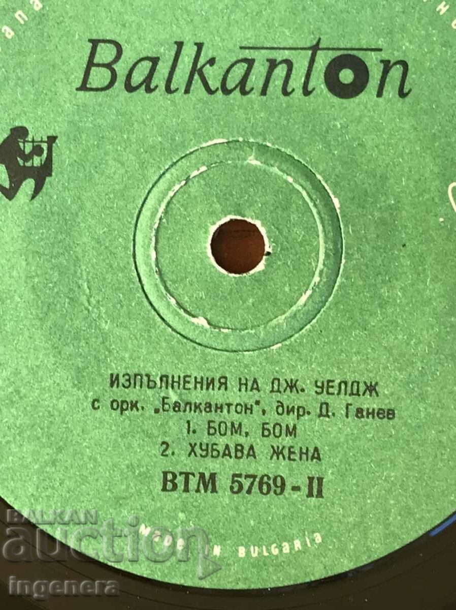 Delivery of RECORD - JACKIE WELGE Delivery of RECORD - JACKIE WELGE