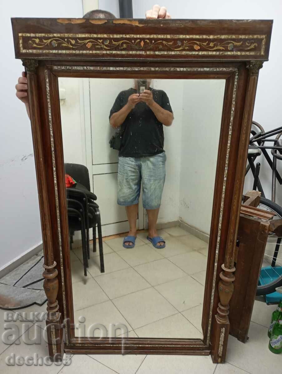 Antique baroque mirror