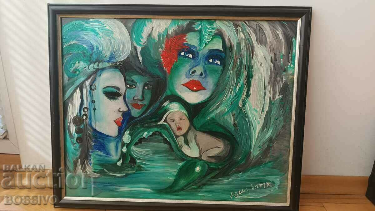 Diana Dezir painting