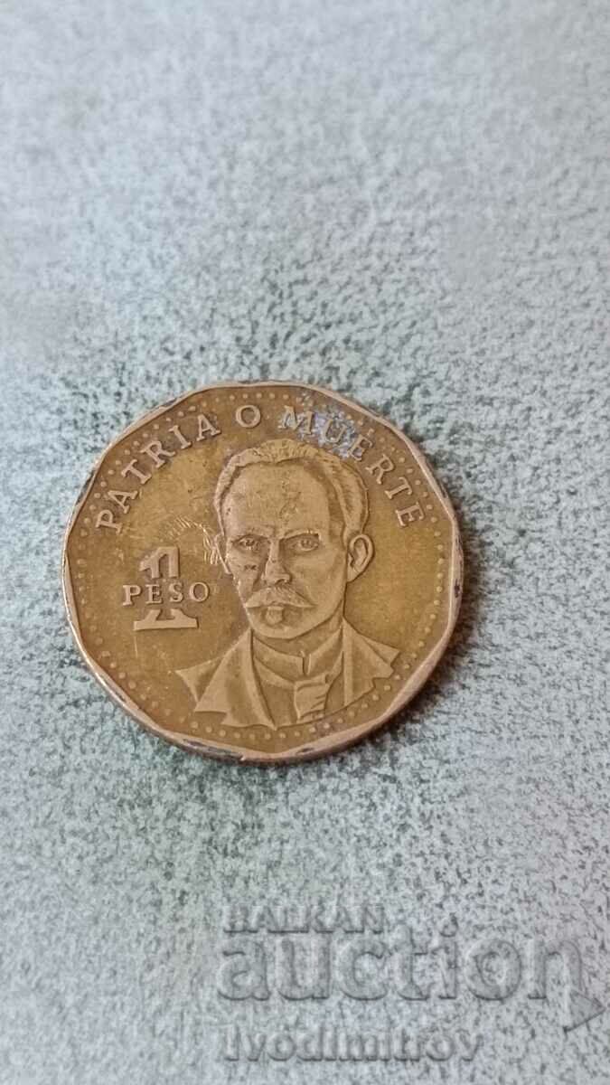 Cuba 1 peso 1994 Jose Marti