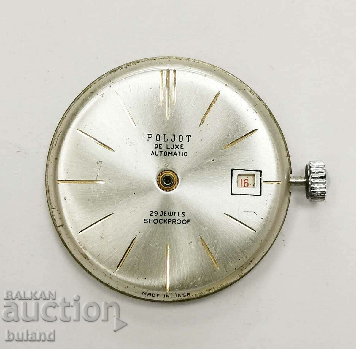 Soviet Mechanism Polet de Luxe 2416 with 29 Jewels Automatic