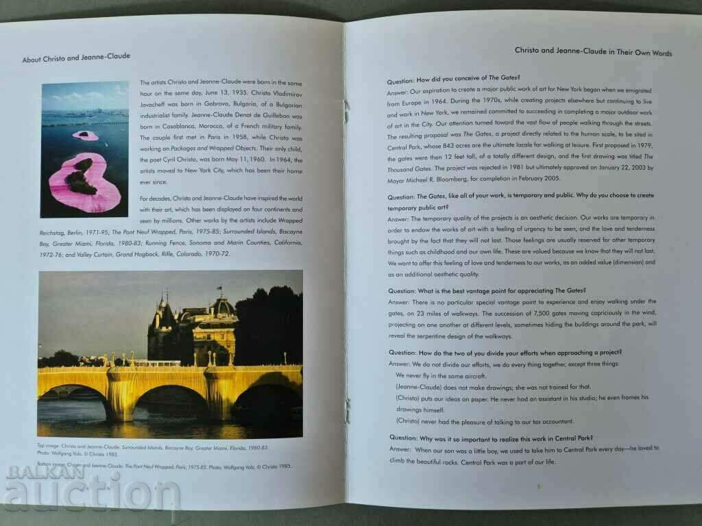 Delivery of Hristo Yavashev Christo 2005 The Gates Central Park New York Delivery of Hristo Yavashev Christo 2005 The Gates Central Park New York