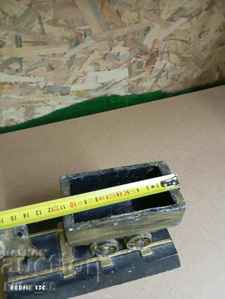 Auction Metal statuette of a miner Auction Metal statuette of a miner