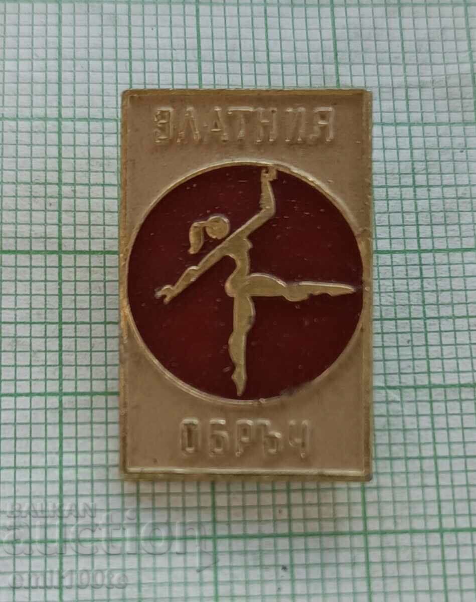 Insigna - Turneu de gimnastică Cercul de Aur