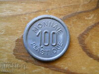 Token "100 monnaie pastique"