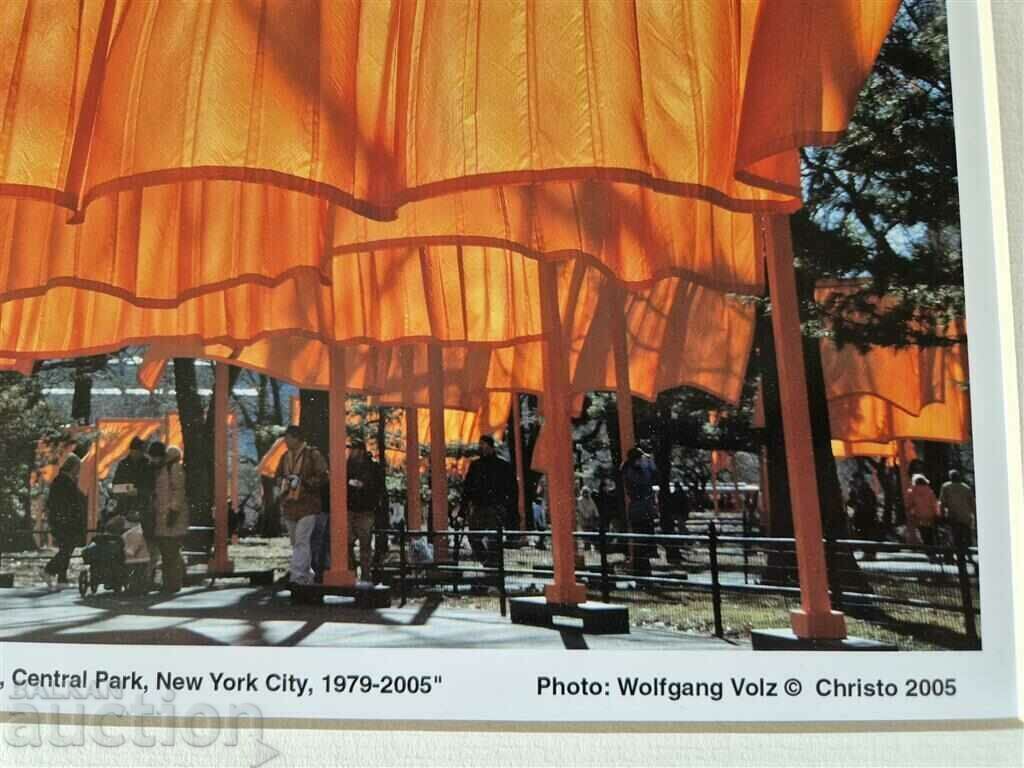 Доставка на Христо Явашев Christo 2005 Портите Сентръл парк Ню Йорк 3