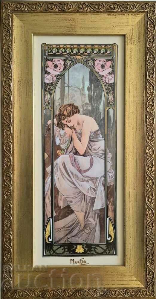 Alphonse Mucha Night Rest Night Rest 1897 Reproduction