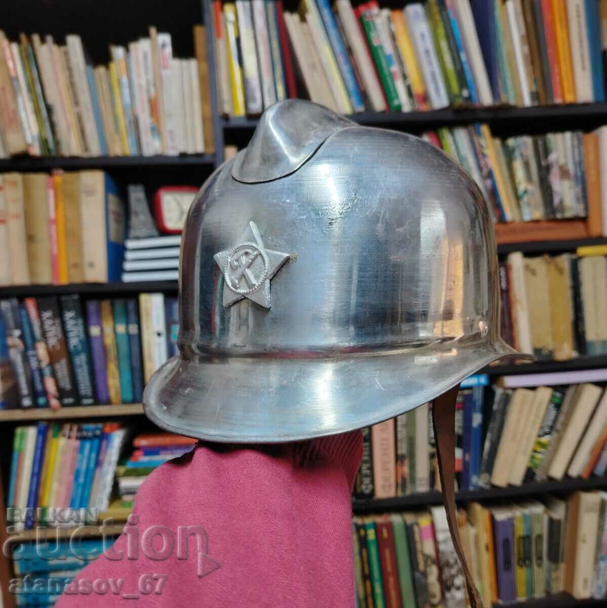 WWII fireman's helmet