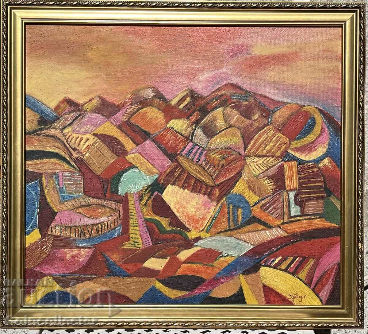 Painting by Hristo Yorgovski-"Landscape" Painting by Hristo Yorgovski-"Landscape"