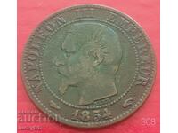 5 centimes 1854 "A" - Franta