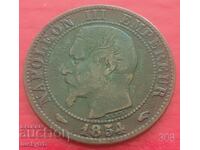 5 centimes 1854 "A" - Γαλλία