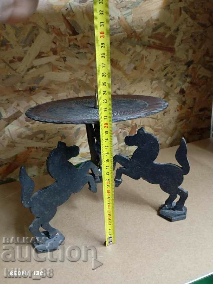 Candlestick Horses are solid iron with price 85.00 BGN | € 43.46