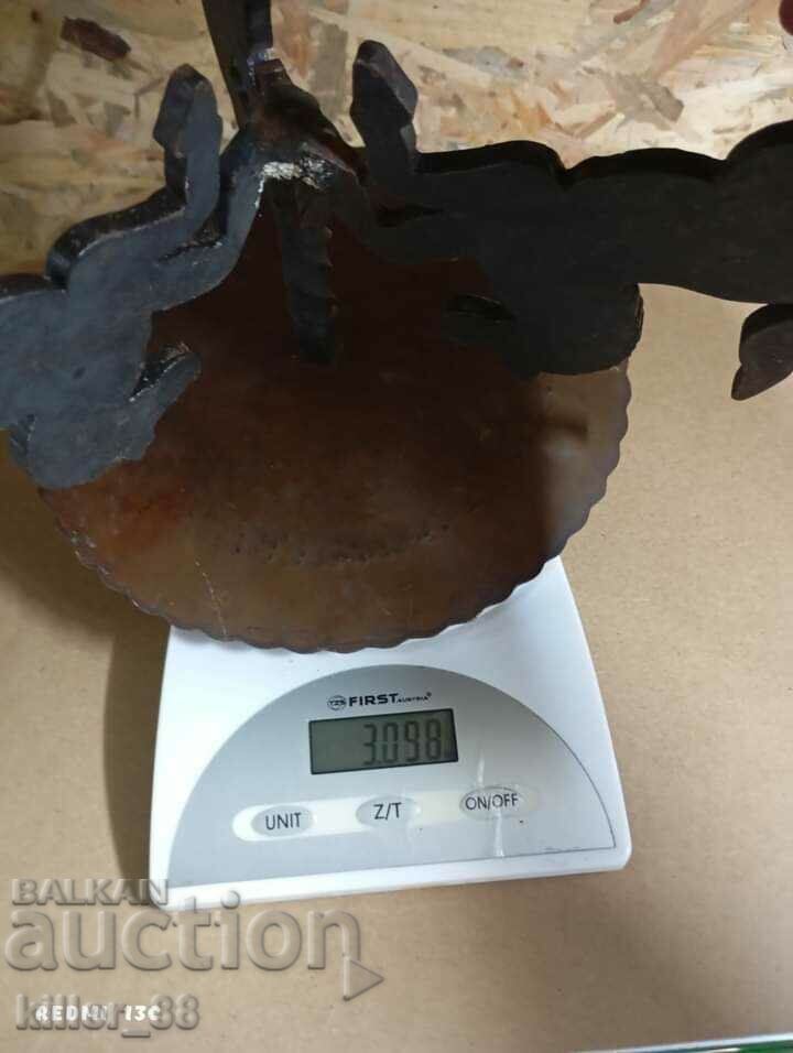 Candlestick Horses are solid iron - 6