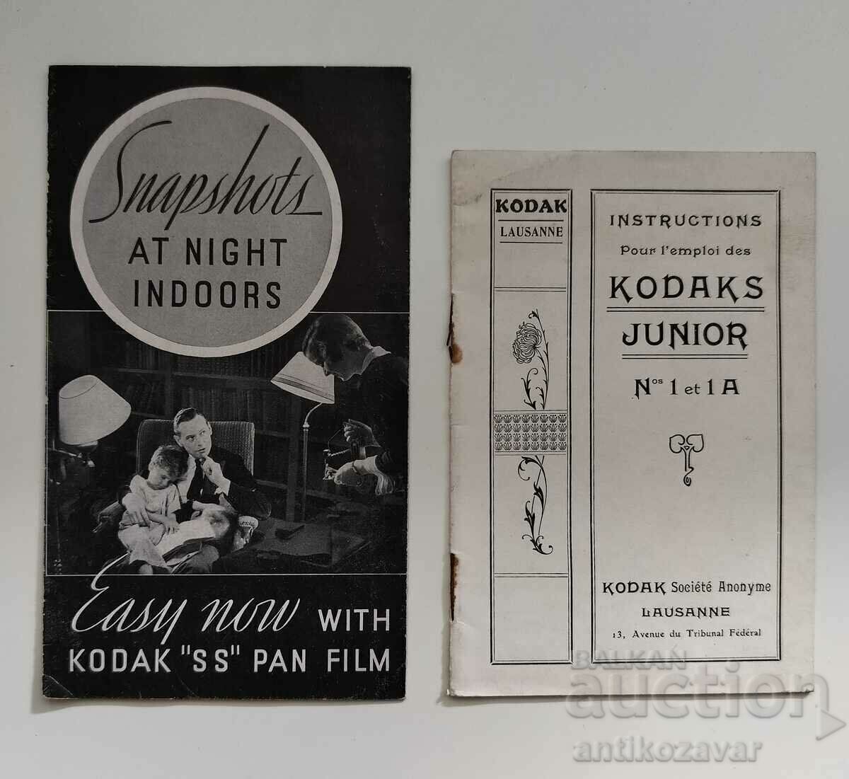 Old Kodak Camera Manuals (1930s)