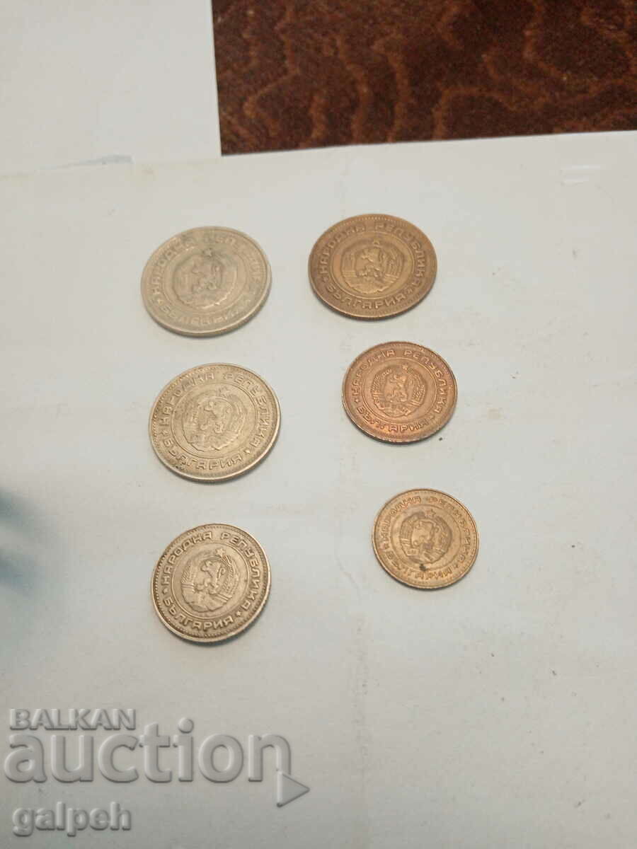 COINS - LOT BULGARIA 1974 - 6 pcs. - BGN 0.6 with price 0.60 BGN | € 0.31 COINS - LOT BULGARIA 1974 - 6 pcs. - BGN 0.6 with price 0.60 BGN | € 0.31