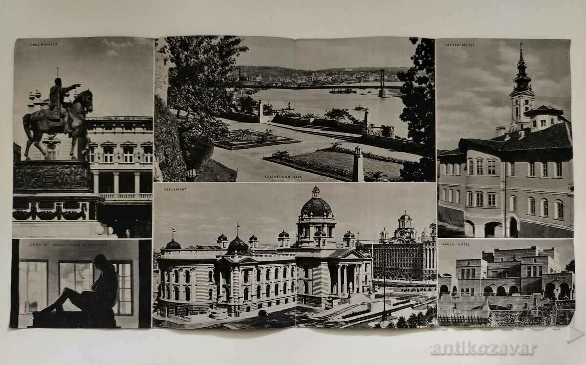 Auction  Old aircraft brochure. exhibition in Yugoslavia 1938