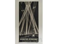 Broșură veche a aeronavei. expoziție în Iugoslavia 1938