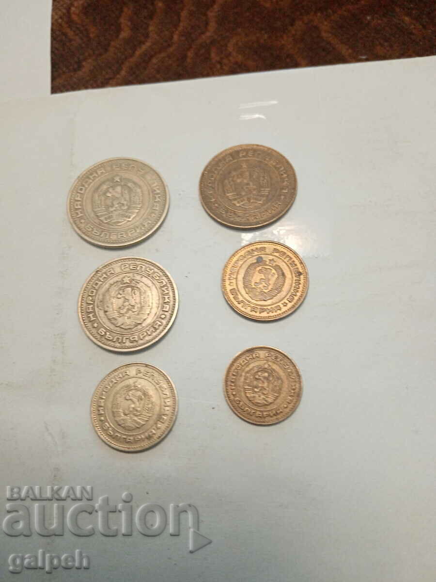 COINS - LOT BULGARIA 1974 - 6 pcs. - BGN 0.6 with price 0.60 BGN | € 0.31 COINS - LOT BULGARIA 1974 - 6 pcs. - BGN 0.6 with price 0.60 BGN | € 0.31