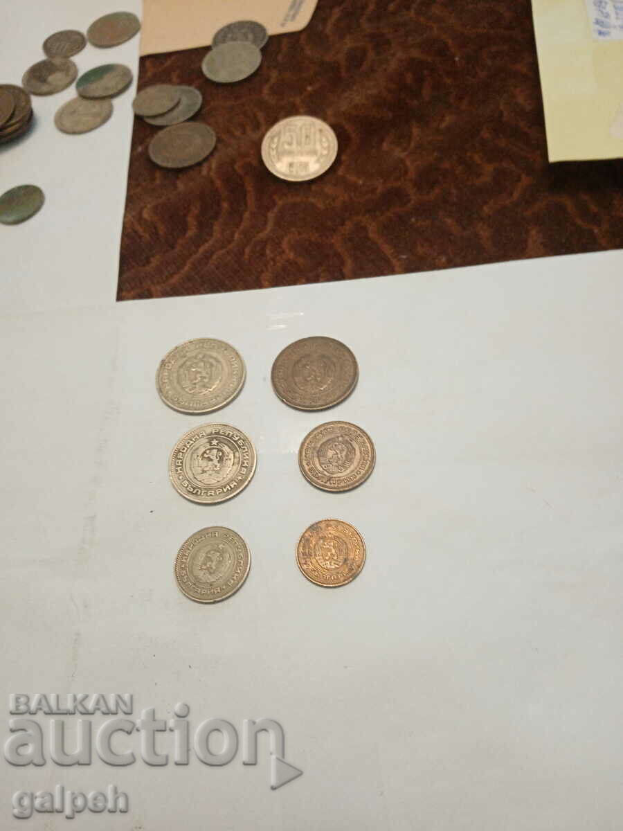 COINS - LOT BULGARIA 1974 - 6 pcs. - BGN 0.6 with price 0.60 BGN | € 0.31 COINS - LOT BULGARIA 1974 - 6 pcs. - BGN 0.6 with price 0.60 BGN | € 0.31