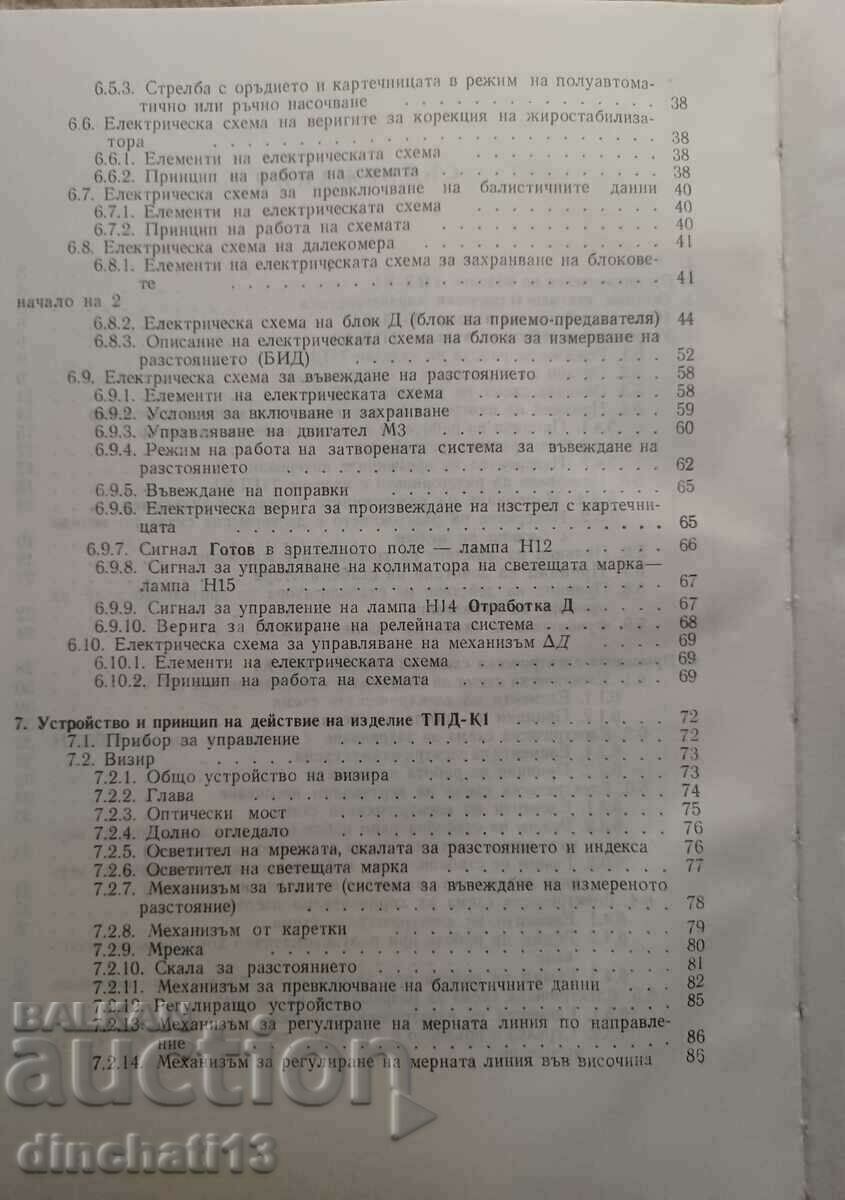 Auction Technical description of the TPD-K quantum tank rangefinder sight Auction Technical description of the TPD-K quantum tank rangefinder sight